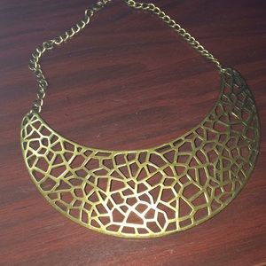Gold Egyptian style necklace